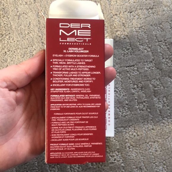 dermelect xl lash volumizer 7ml eyelash and eyebrow booster formula - Picture 3 of 9